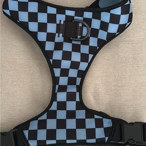 Checkered Blue and Black Harness